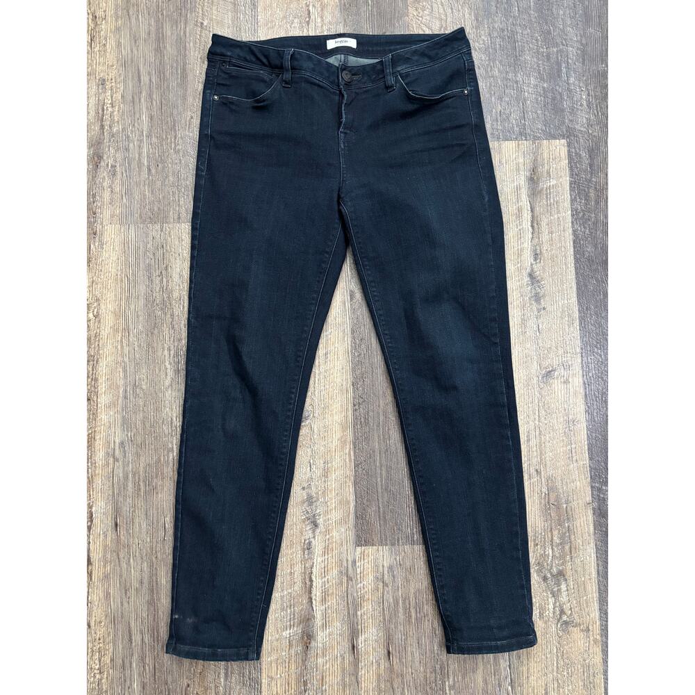 Kensie Jeans Womens 30 Ankle‎ Biter Skinny Jeans Dark Wash Indigo Stretch Denim